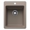 Blanco Bar Sink, 1 bowl, Silgranit, 20.50 in W x 16.75 in L x 8.39 in H 443238 - alternate 1