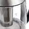 Megachef 1.8Lt. Glass Body and Stainless Steel Electric Tea Kettle with Tea Infuser MG-LT1751 - alternate 3