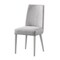 Homeroots 23" Gray Solid Wood And Fabric Upholstered Parsons Chair 530238 - alternate 3