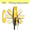 Edendirect 20 in. 3 Speeds High Velocity Pedestal Fan in Yellow with Powerful 1/5 Motor IR-FANPD20A - alternate 4