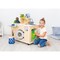 Beleduc By Playwell 4-in-1 Housekeeping Center - Cook, Wash, Iron & Doll Care - Mobile Pretend Play, Ages 3+ B24236 - alternate 3