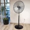 Vie Air 30 Inch Industrial Heavy Duty Pedestal Oscillating Metal Stand Fan VA-30STANDFAN - alternate 2