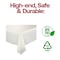 Smarty Had A Party 54 x 108 Ivory Rectangular Disposable Plastic Tablecloths 96 Tablecloths, 96PK 813270-IV-CASE - alternate 5