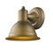 Homeroots Brushed Gold Aluminum Wall Sconce 398466 - alternate 2
