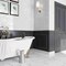 Apollo Tile Snow White 4x12 Thassos Marble Polished Baseboard Tile Trim 3.33 sqft/case, 10PK APLMTS886PA - alternate 3