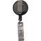 Advantus ID Badge Real, w/Belt Clip, 30"L Cord, 25/PK, Black AVT75666 - alternate 2