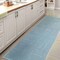Jonathan Y Cole Modern Minimalist Pinstripe High-Low Blue/White 2 ft. x 8 ft. Runner Rug CAR101B-28 - alternate 3