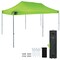Ergodyne Single Lime Heavy Duty Pop-Up Tent - 10ft x 20ft 6004 - alternate 1