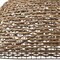 Homeroots Brown Single Rattan Dimmable Ceiling Light With Brown Shades 611629 - alternate 2