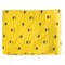 Homeroots 50" X 70" Yellow And Black Floral Cotton Quilted Kantha Throw Blanket with Embroidery 544553 - alternate 1