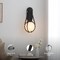 Vidalite Voyager 1-Light Matte Black Wall Sconce with Rope Detailing & Smoked Glass Shade, Farmhouse Style CE1013094 - alternate 2