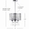 Jonathan Y Avah 13" Metal/Crystal Adjustable LED Drop Chandelier, Chrome JYL7465A - alternate 6