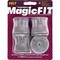 Magic Sliders Magic Fit 1-1/2'' - 1-3/4'' Round Felt Furniture Leg Cup, 4PK 26845 - alternate 2