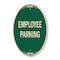 Signmission Employee Parking, 12 Inch X 18 Inch Designer, Heavy Gauge Aluminum A-OV-G-1218-9849 - alternate 1