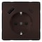 Siemens DELTA style chocolate USB-SCHUKO socket outlet 2 USB A+C Power: Up to 18W 5UB1870-1CH01 - alternate 1