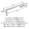 Amerock Revolve 6-5/16 inch (160mm) Center-to-Center Polished Chrome Cabinet Pull, 10PK 10VMP3685426 - alternate 2
