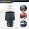 Powertec 10 ft. Dust Collection Hose Kit with 5 Fittings & a Tapered Reducer for Woodworking Power Tools 70477N - alternate 3