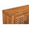 Homeroots 71in Brown Solid Wood Carved Geometric Sideboard with Four Doors 634325 - alternate 3