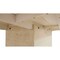 Homeroots 84" Natural Solid Wood Pedestal Base Dining Table 563909 - alternate 8