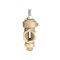 Southland Stop and Drain Valve, 3/4 in Connection, FPT x FPT, Brass Body Bronze 225-2-34 - alternate 2