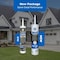 Ge Supreme Silicone 2814816 Window & Door Sealant, Clear, 24 hr Curing, 10.1 fl-oz Cartridge 2970967 - alternate 3