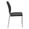 Office Star Products STC Series Straight Leg Stack Chair, Black / Silver STC8300C2-3 - alternate 3