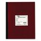 Tops Computation Notebook, Quadrille Rule (4 sq/in), Red Cover, (75) 11.75 x 9.5 Sheets 35126 - alternate 1