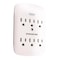 Monster Just Power It Up 0 ft. L 6 outlets Wall Tap Surge Protector White 1200 J 1606 - alternate 1