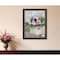 Homeroots Fresh Garden Basket Black Framed Print Wall Art 530172 - alternate 2