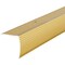 M-D Building Products Building Products 1-1/8'' X 1-1/8'' X 36'' Satin Brass Aluminum Stair Edging w/ Screw Nails 79020 - alternate 1
