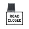 Stop-Lite LED Solar Road Closed Sign 24x18 (ENG) SS-R11-2-2418EW - alternate 1
