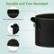 Ipower 5-Gallon Grow Bag Thickened Nonwoven Fabric Pots, Black w/ Green Stitch Sewing, 5PK GLGROWBAG5X5EGRN - alternate 4