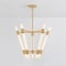 Corbett Lighting Krakow Integrated LED Chandelier in Vintage Brass 509-32-VB - alternate 3