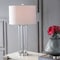 Jonathan Y Collins 29" Glass LED Table Lamp, Clear/Chrome JYL2004A - alternate 4