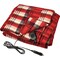 Camco HEATED BLANKET, 12VOLT, 59IN X 43IN, RED/BLACK PLAID 42804 - alternate 1