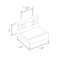 Quiet Glide 6' Black Ladder Rail Kit for Rolling Ladder System QG.4006-202.08 - alternate 3