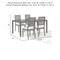 Crosley Greer 5-Piece Dining Table Set For 4 KF20050BK-CR - alternate 5