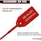 Kable Kontrol Pull Tight Cable Zip Tie Seals, Numbered Tamper Evident, 12in L, 50 Lbs Strength, 50Pcs, Red, 50PK CTPT-12-50-RD - alternate 3
