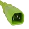 Sanoxy 4ft 14 AWG Computer Power Extension Cord IEC320 C13 to IEC320 C14, Green SNX-CBL-LDR-PW152-4204 - alternate 2