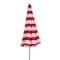 Picnic Time Family Of Brands 5.5 Ft. Portable Beach Umbrella, Red Cabana Stripe 822-00-336-000-0 - alternate 3