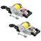 Mytee Products 2inx 9.2ft Bolt on Yellow Retractable Ratchet Straps for Cargo - Coated S Hook Auto Retract, 2PK RS210R-BOx2 - alternate 6