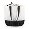 Picnic Time Family Of Brands Coronado Canvas and Willow Basket Tote, White Canvas with Black Accents 203-00-179-000-0 - alternate 3