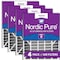Nordic Pure 20x25x5 Pleated Air Filter, High Capacity, Electrostatically Charged Synthetic Media, MERV 8, 4 PK 20x25x5ABM8-4 - alternate 1
