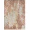 Homeroots 9' X 12' Tan Mauve And Ivory Abstract Washable Indoor Outdoor Area Rug 615882 - alternate 4