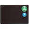 Quartet Fabric Bulletin Board 2 x 3 ft., Black 7683BK - alternate 1