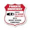 Signmission Private Driveway Shield Sign Under 24 Ho, 12 Inch X 12 Inch, Aluminum Metal Sign SHI-A-12-437 - alternate 1
