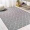 Jonathan Y Madaba Moroccan Trellis Gray/Cream 3 ft. x 5 ft. Indoor/Outdoor Area Rug SMB114A-3 - alternate 2