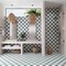 Apollo Tile Seville 7 x 7 in. Matte Pure White Porcelain Star Wall and Floor Tile 5.31 sq ft/case, 34PK TNG88STRWHTA - alternate 3
