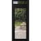 Vdomdoors Front Exterior Prehung Metal-Plastic Door Clear Glass / MANUX 8666 Matte Black / Office Commercial MANUX8666EXD-BLK-W36xH80+12-LH-I - alternate 1