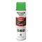 Rust-Oleum IC M1600 Solvent-Based Precision Line Marking Paint, Flat Fluorescent Green, 17 oz Aerosol Can, 12PK 203023V - alternate 1